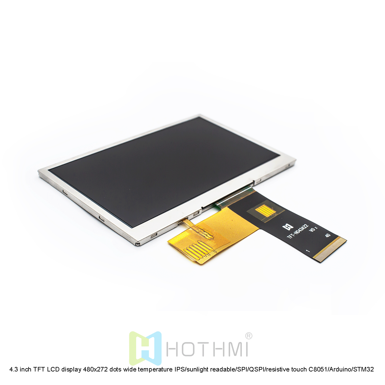 4.3 inch Resistive Touch TFT LCD Display With QSPI Interface