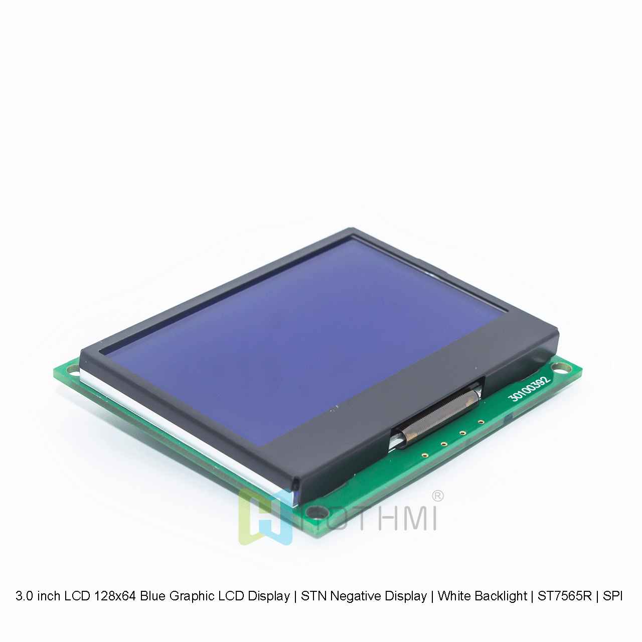 3.0 inch LCD 128x64 Blue Graphic LCD Display | STN Negative Display | White Backlight | ST7565R | SPI arduino