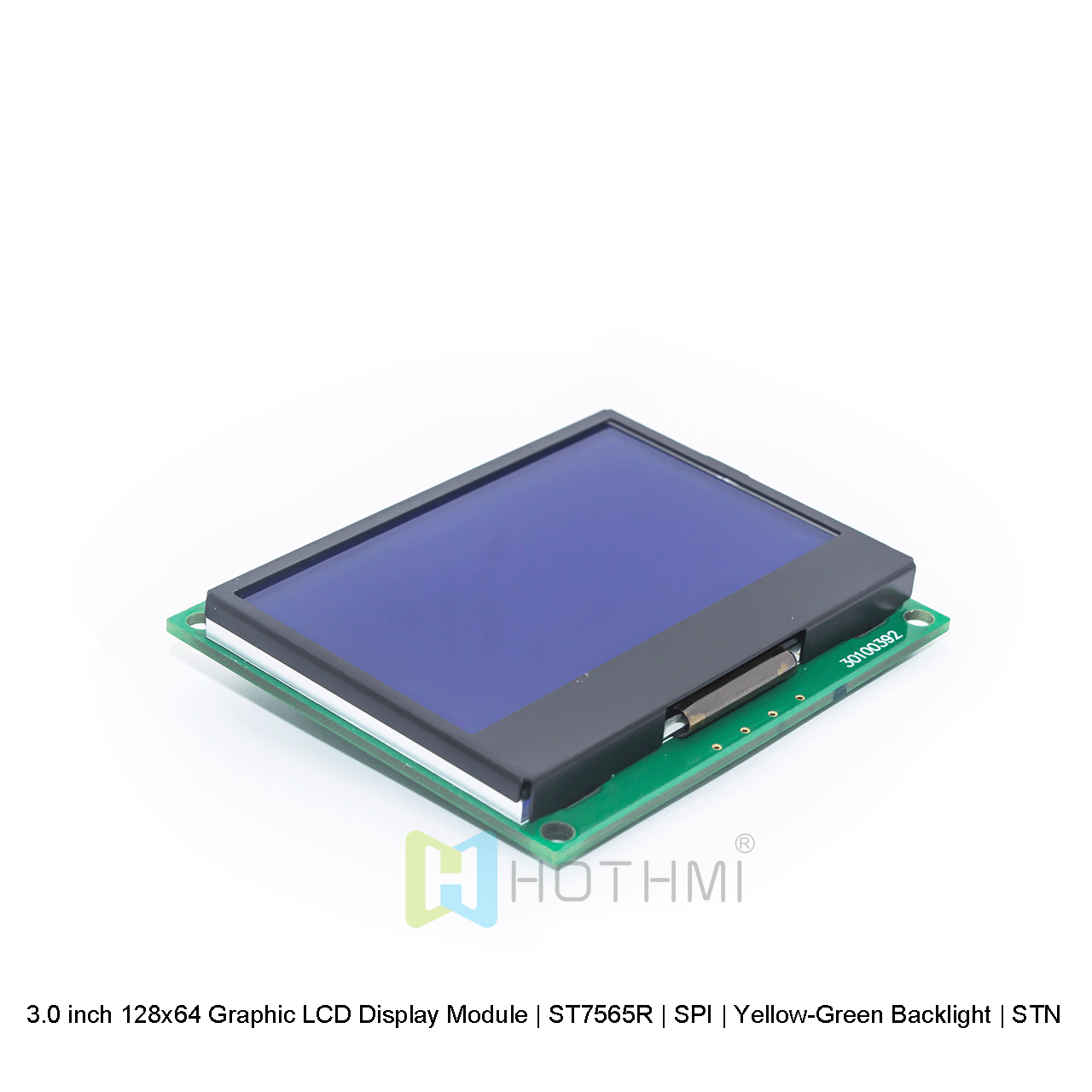 3.0 inch 128x64 Graphic LCD Module | ST7565R | SPI | RGB Red Backlight | FSTN Positive Display