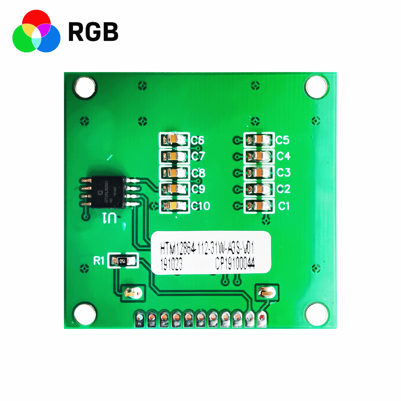 2.0 inch 128X64 LCD Graphic LCD Module | FSTN Positive Display | ST7567 | SPI | RGB Red, Green and Blue Backlight | Fully Transparent Polarizer arduino