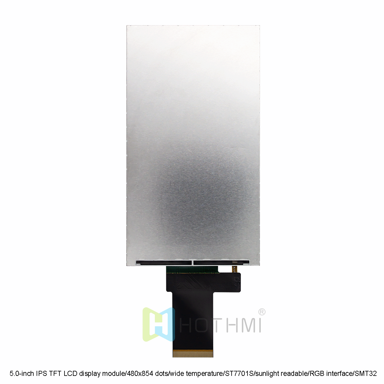 5.0" 480x854 TFT LCD Display Module With ST7701S Controller