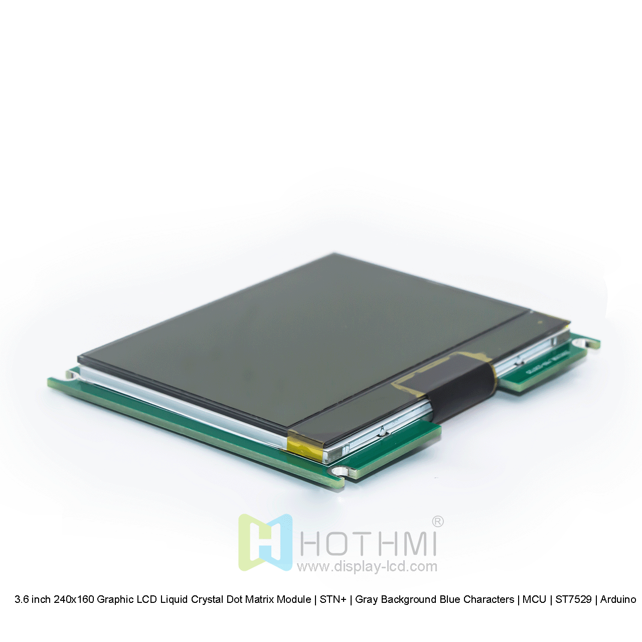 3.6 inch 240x160 Graphic LCD Liquid Crystal Dot Matrix Module | STN+ | Gray Background Blue Characters | MCU | ST7529 | Arduino