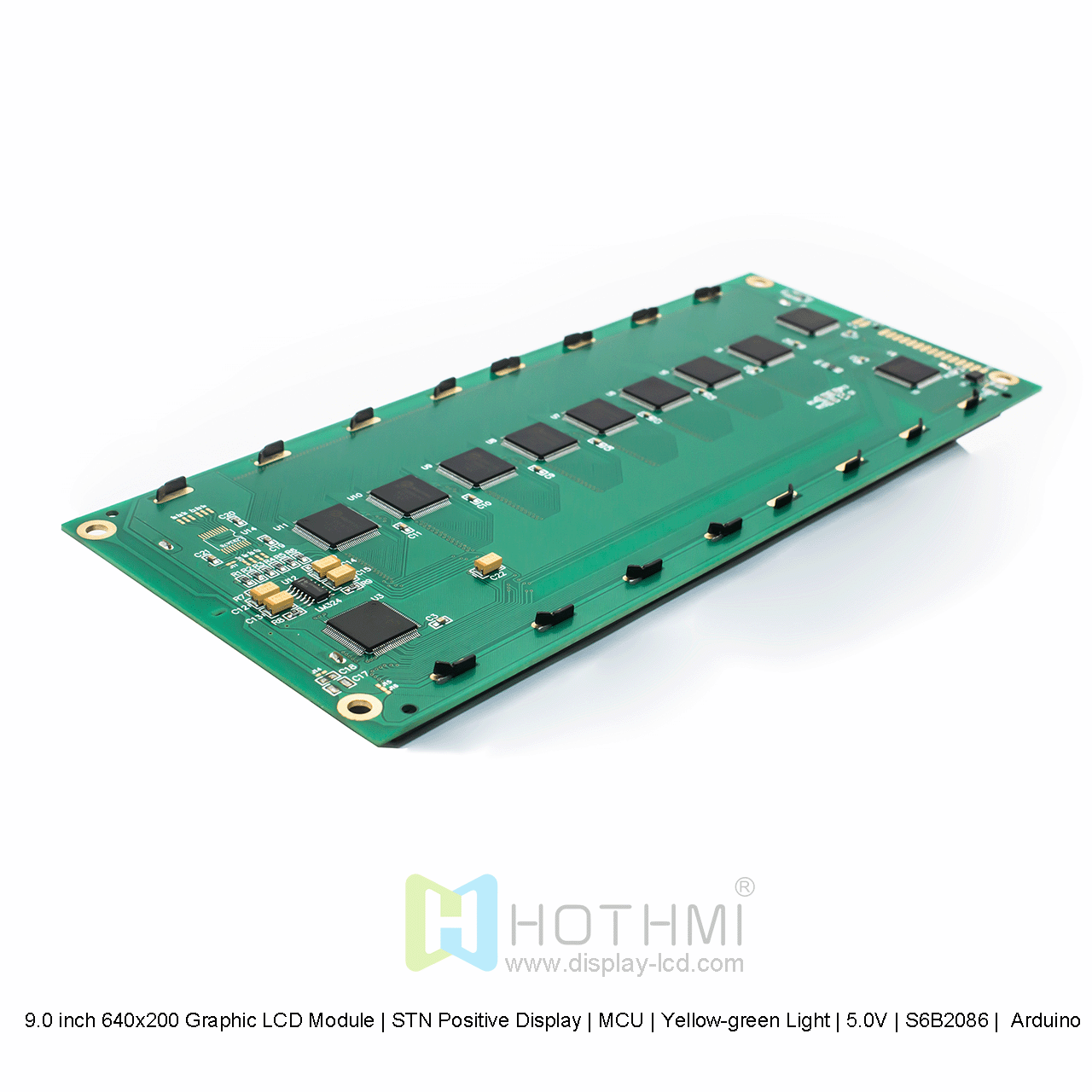 640x200 Graphic LCD Module | STN+Yellow-Green Backlight S6B2086