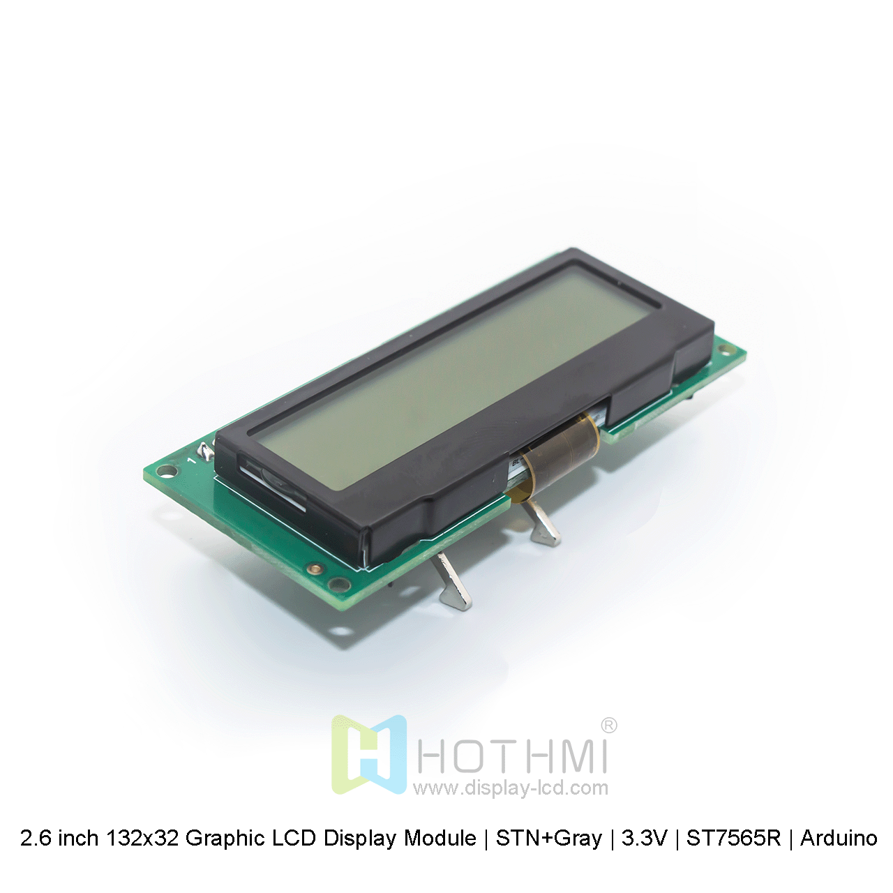 2.6 inch 132x32 Graphic LCD Display Module | STN+Gray | 3.3V | ST7565R | Arduino