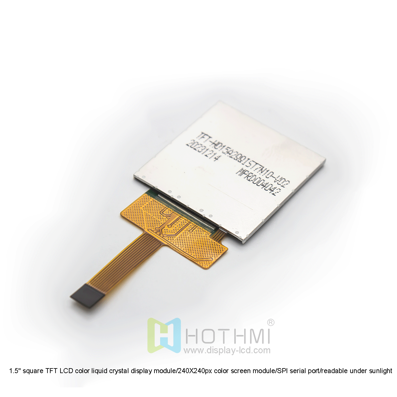 1.54" TFT LCD Display Module | 240X240 Square Panel For Wearable Devices
