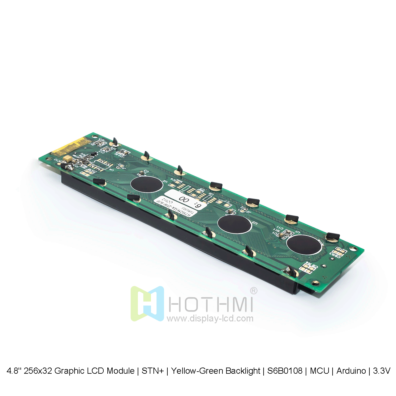 256x32 Graphic LCD Module | STN+With Yellow-Green Backlight S6B0108 For Arduino