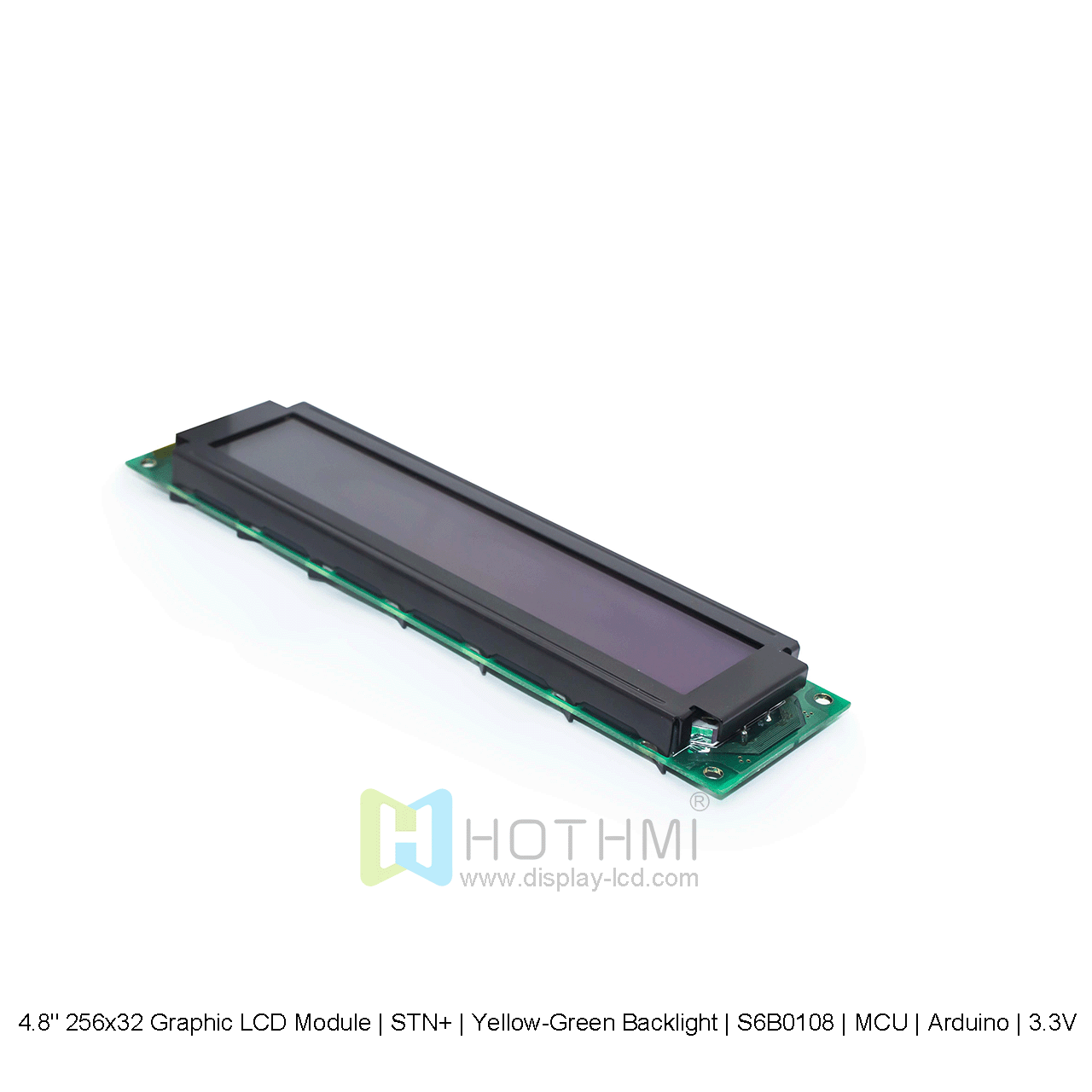 256x32 Graphic LCD Module | STN+With Yellow-Green Backlight S6B0108 For Arduino