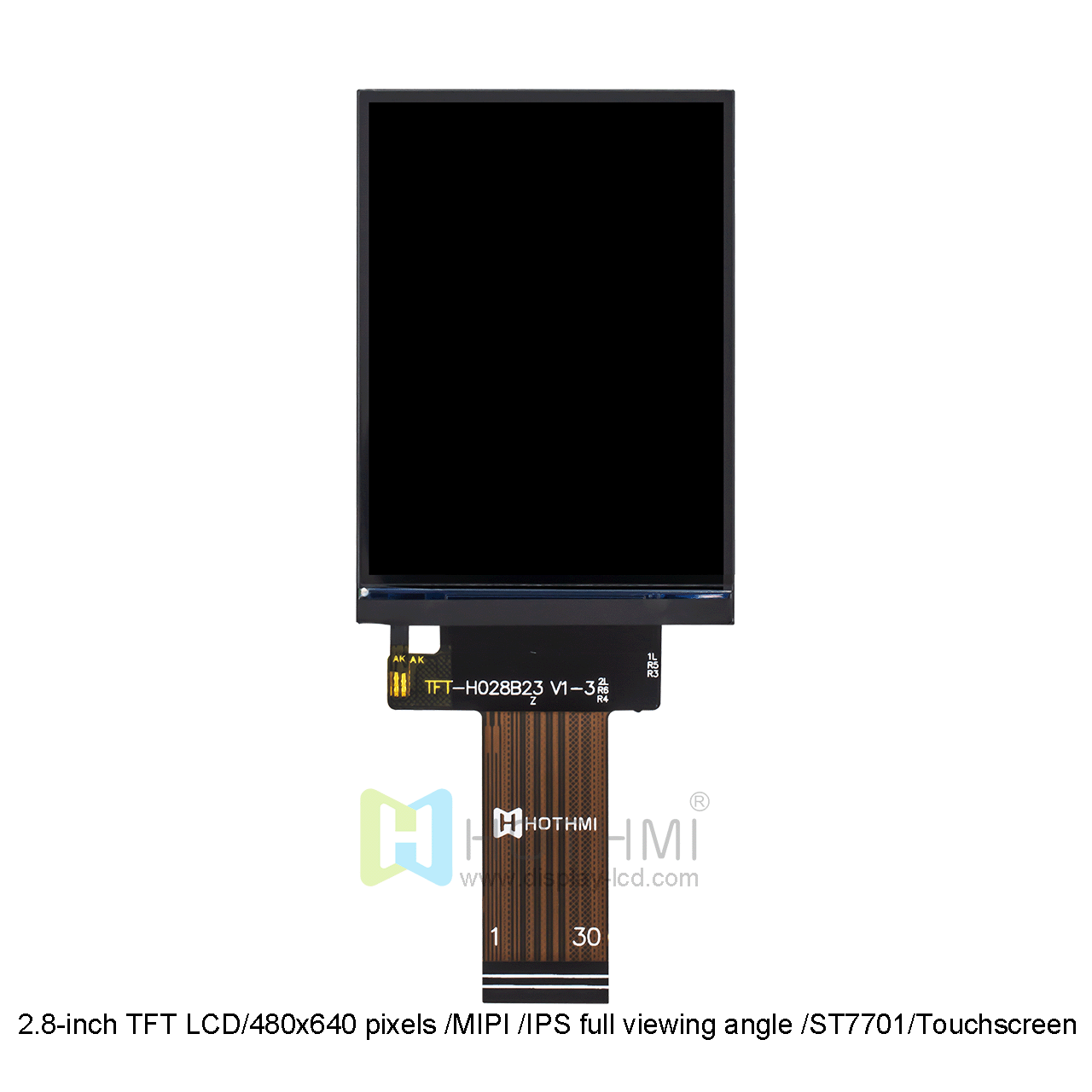 2.8 inch 480x640 VGA TFT LCD | ST7701 Controller