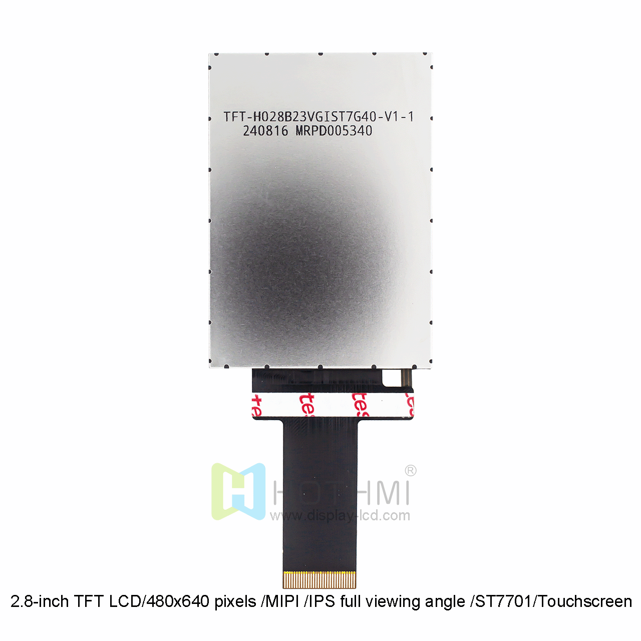 2.8 inch 480x640 VGA TFT LCD | ST7701 Controller