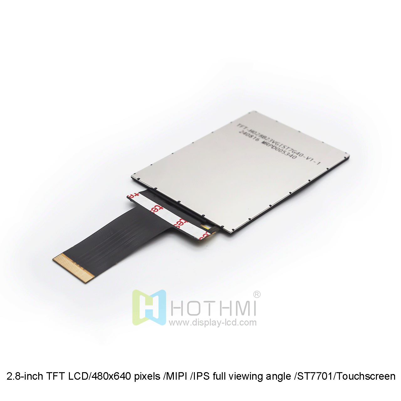 2.8 inch 480x640 VGA TFT LCD | ST7701 Controller