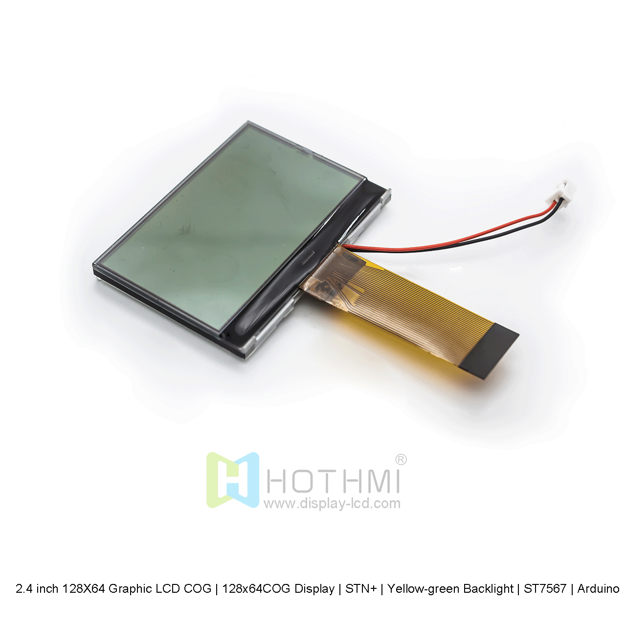 2.4 inch 128x64 Graphic LCD COG | 12864COG Display | STN+ | Yellow-green Backlight | ST7567 | Arduino