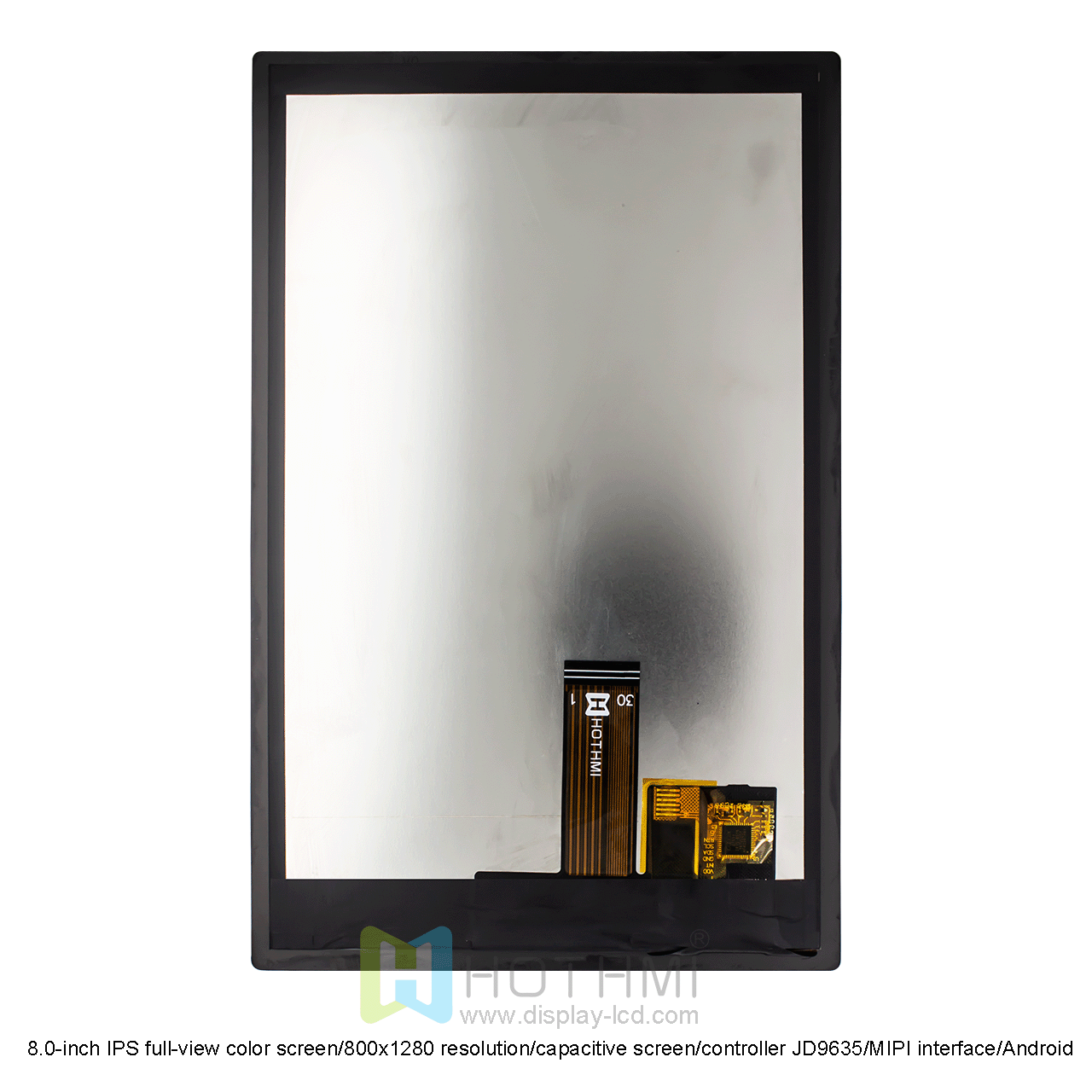 8" Capacitive Touch TFT LCD Display | 800x1280 Resolution With MIPI DSI Interface