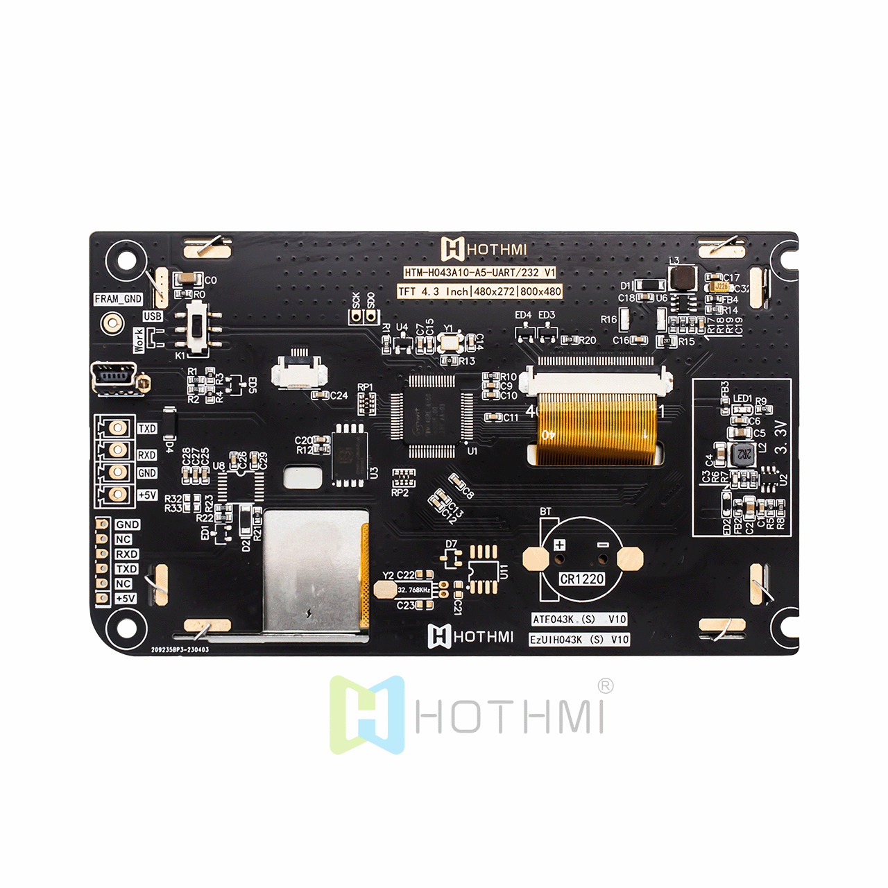 4.3-inch Smart TFT LCD Display Module