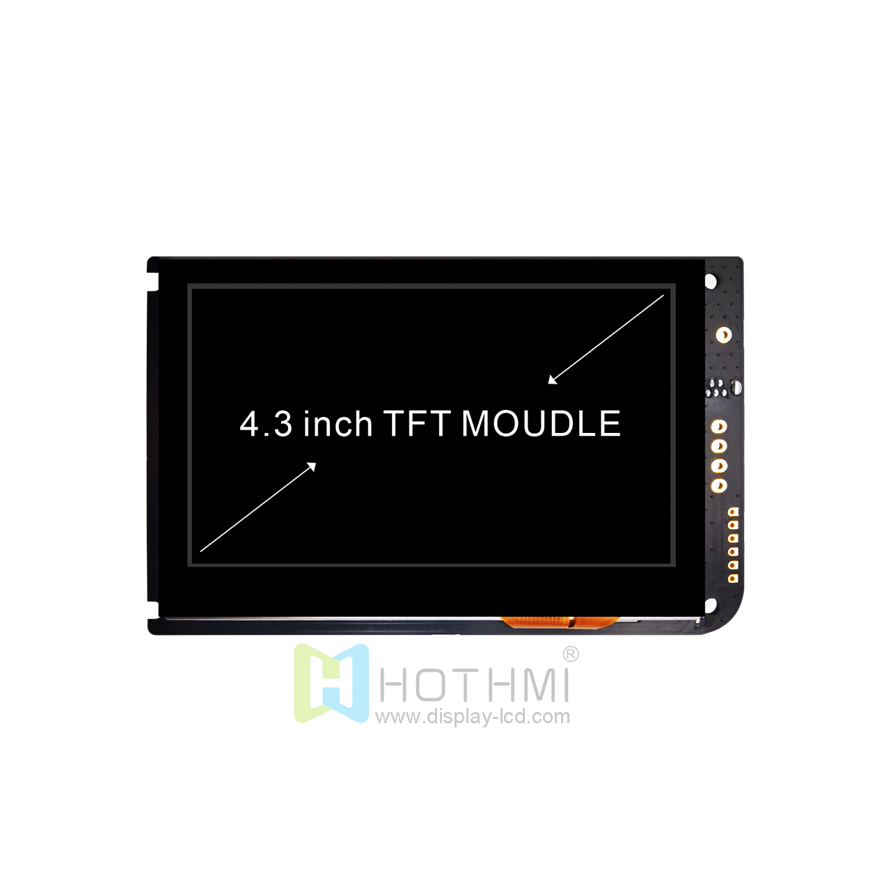4.3-inch IPS LCD Display Module with PCAP