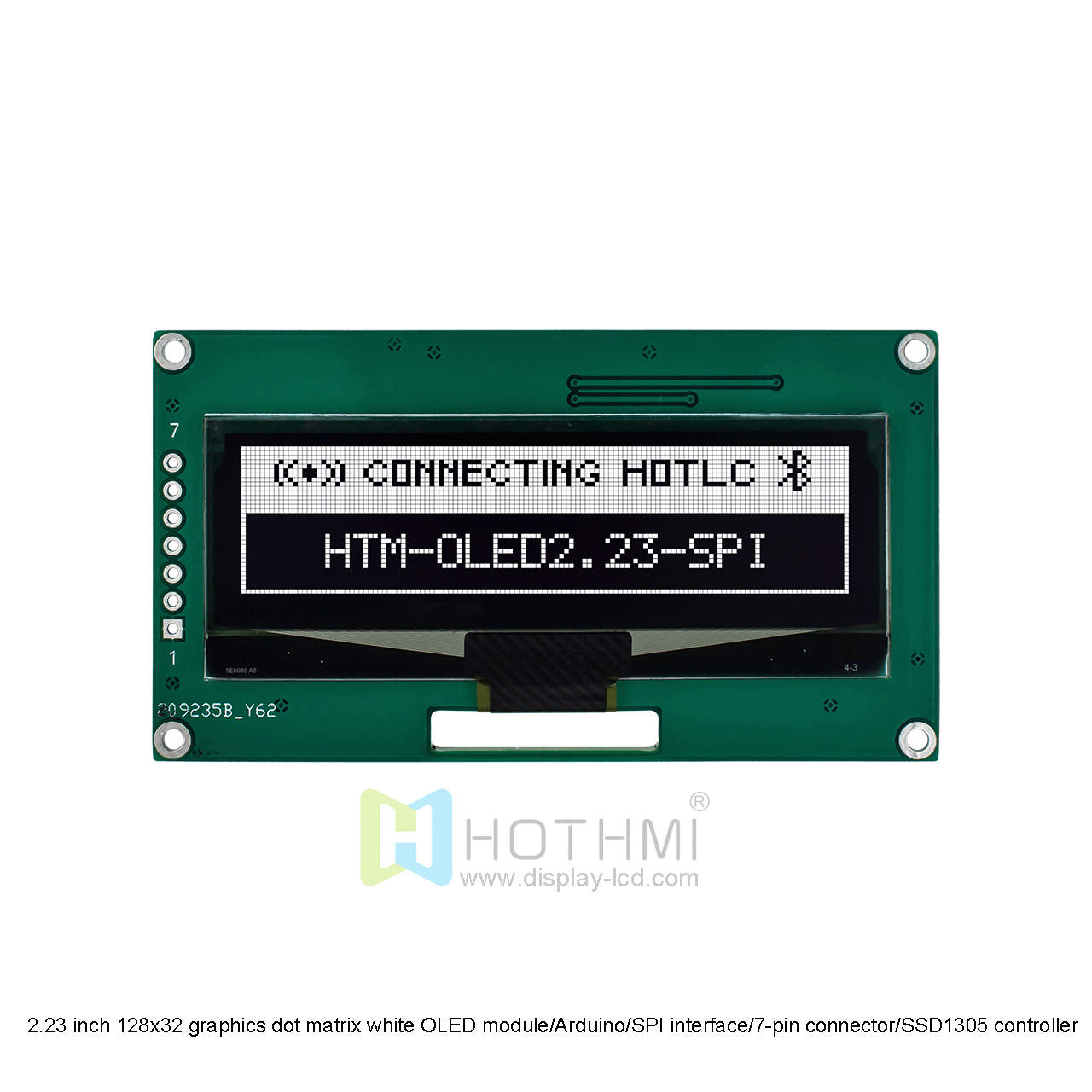 2.23 inch graphic dot matrix OLED/Arduino/SPI/interface SSD1305