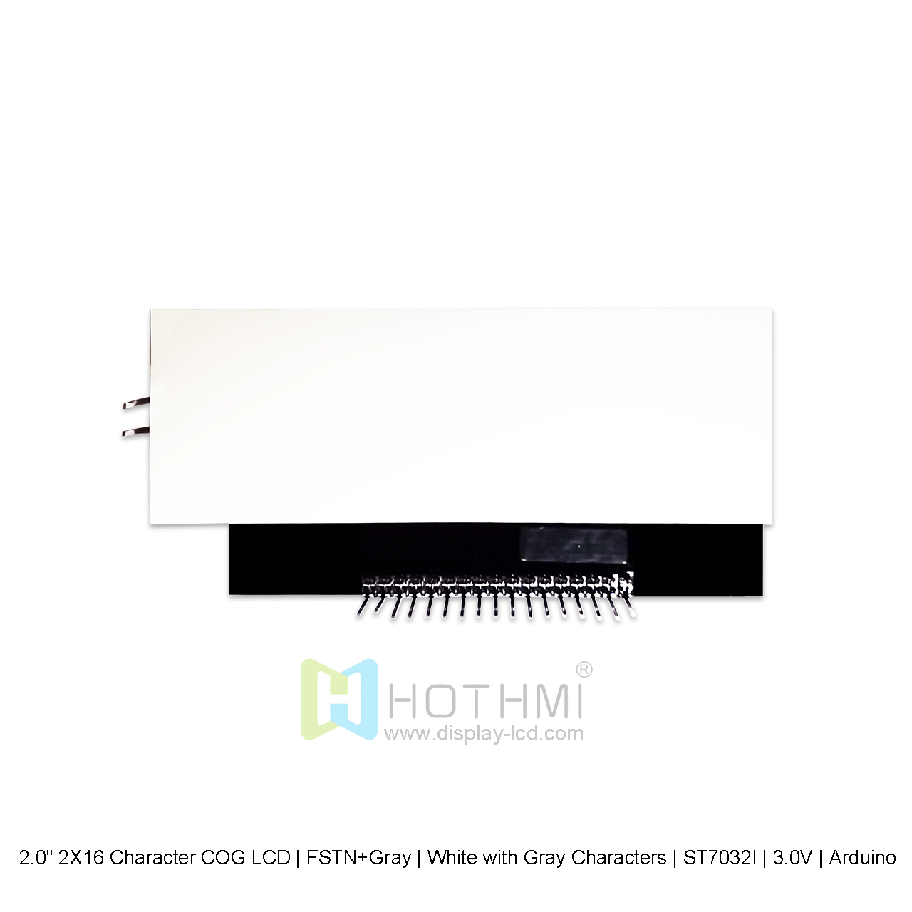 16x2 Character COG LCD | FSTN+Gray With White Backlight