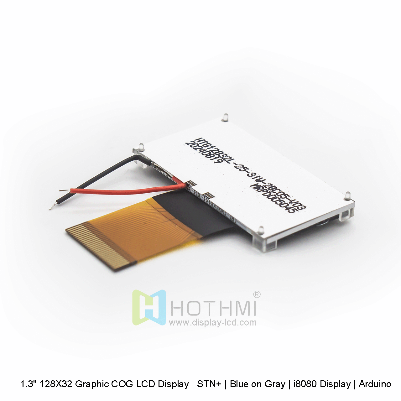 Graphic COG LCD Display 1.3" 128X32 | STN+ | Blue on Gray Arduino