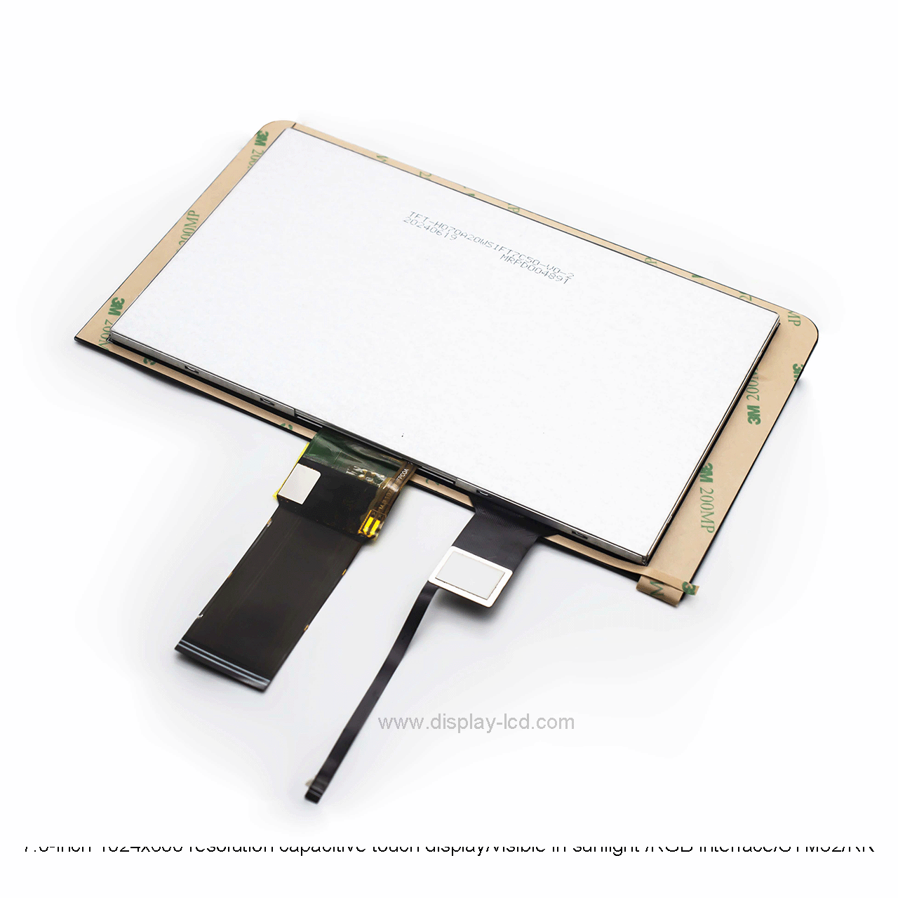 7 Inch 1024x600 Capacitive Touchscreen TFT LCD Display