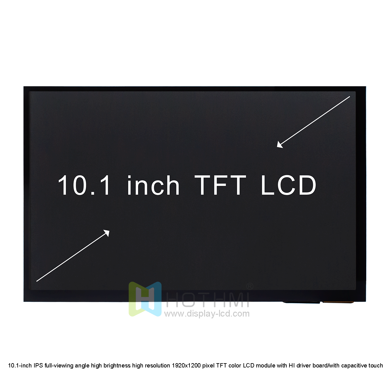 10.1 Inch Sunlight Readable TFT LCD | 1920x1200 Capacitive TouchScreen