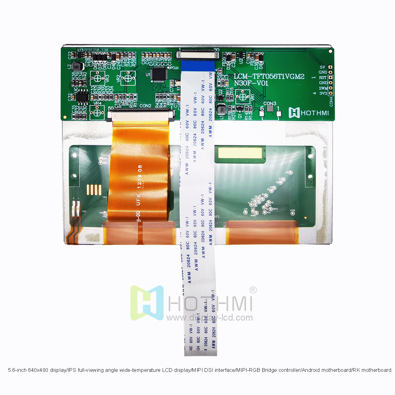 5.6 Inch TFT LCD Display Module | 640x480 Resolution With MIPI DSI