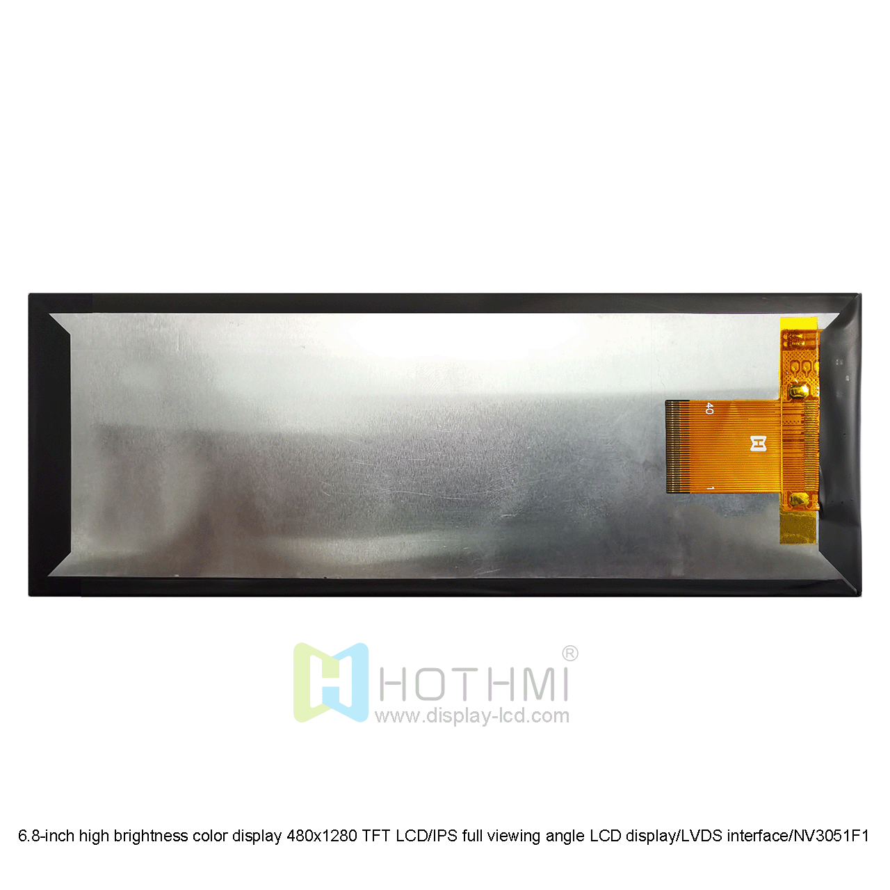 6.8 Inch Hight-Brightness TFT LCD Display LVDS Interface