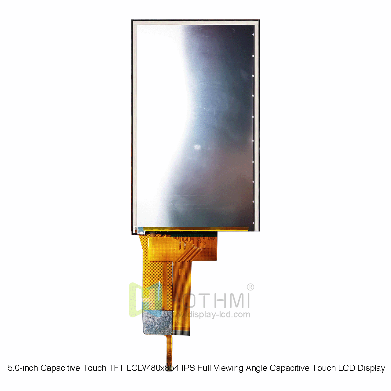 5 Inch 480x854 IPS TFT LCD Display With PCAP