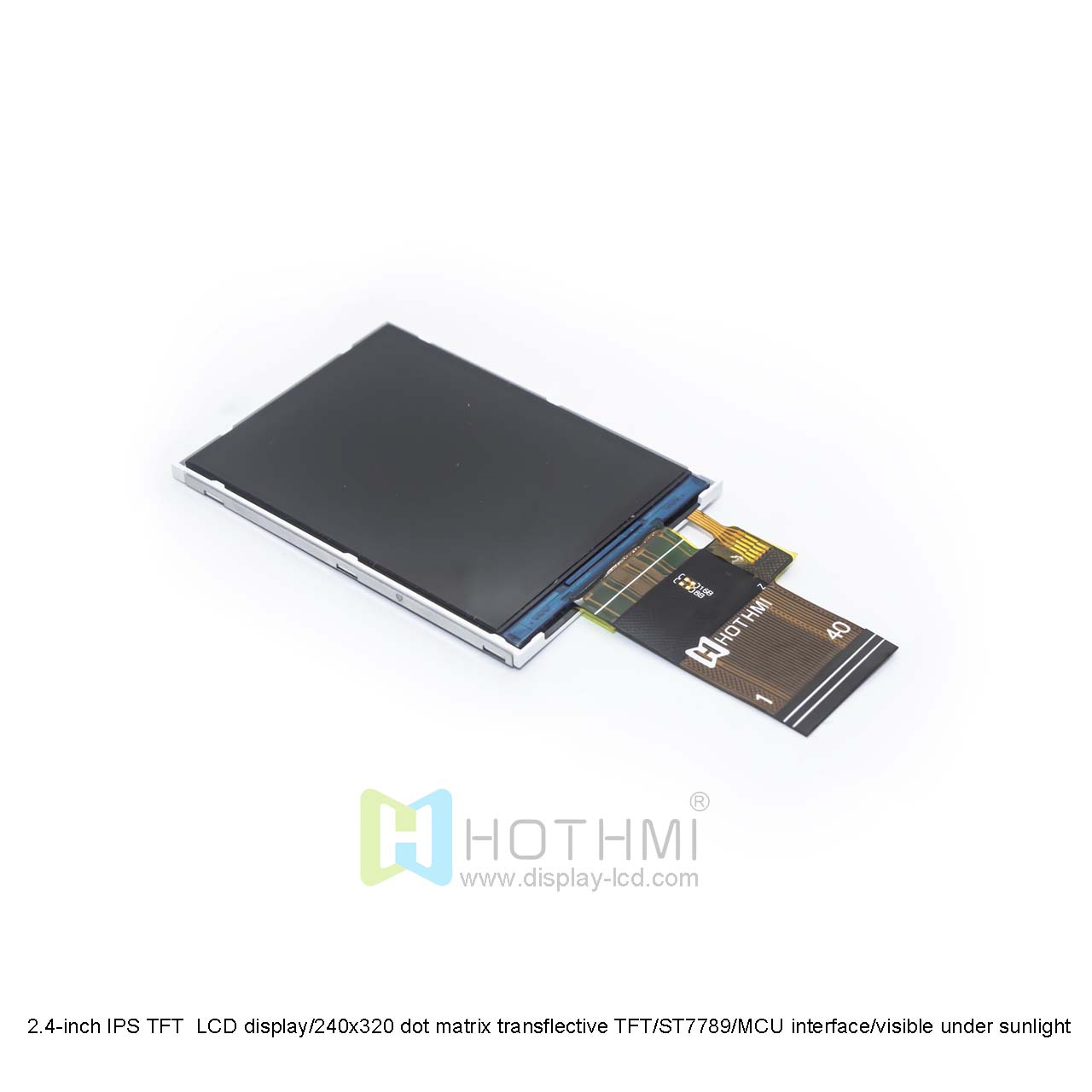 2.4 Inch Transflective TFT LCD Display | 240x320 For Sunlight Readable
