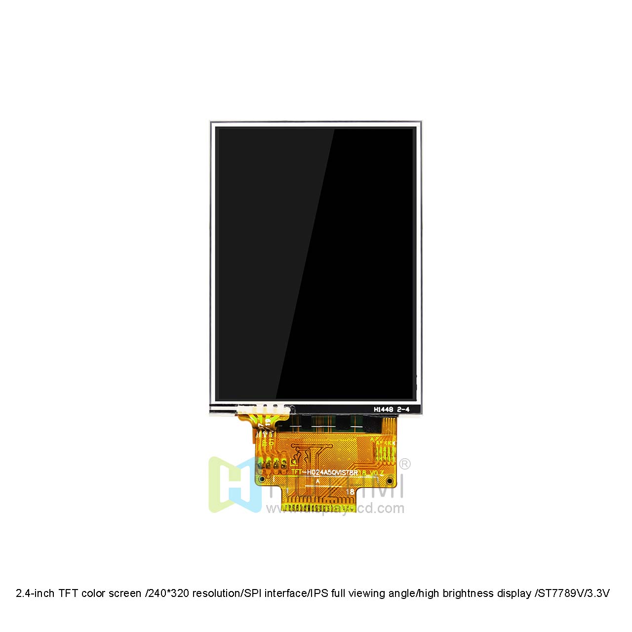 2.4-inch TFT Resistive TFT LCD With SPI Interface High Brightness
