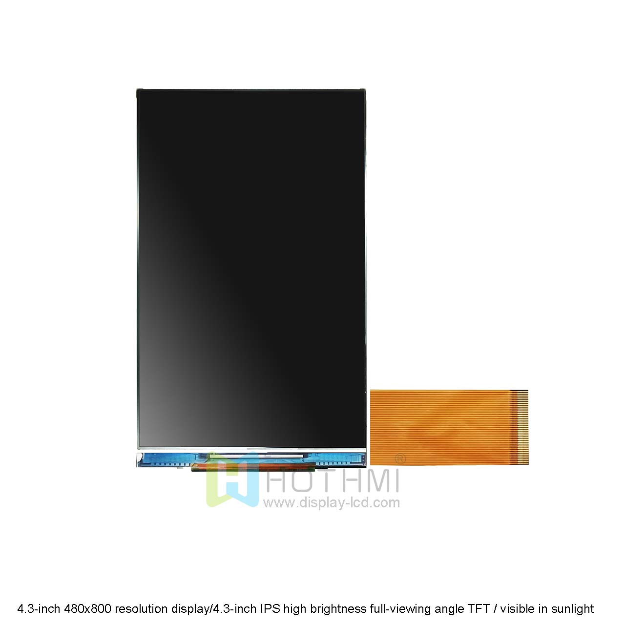 4.3 Inch 480x800 TFT Display For Industrial