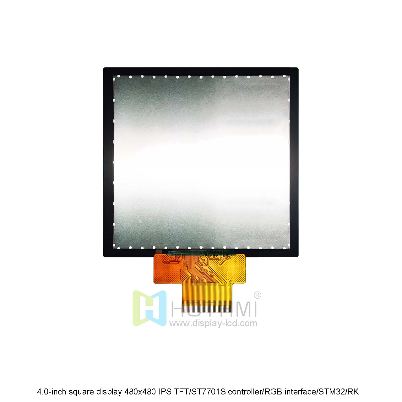 4.0-Inch Square TFT Display | 480x480 ST7701S Controller With RGB Interface