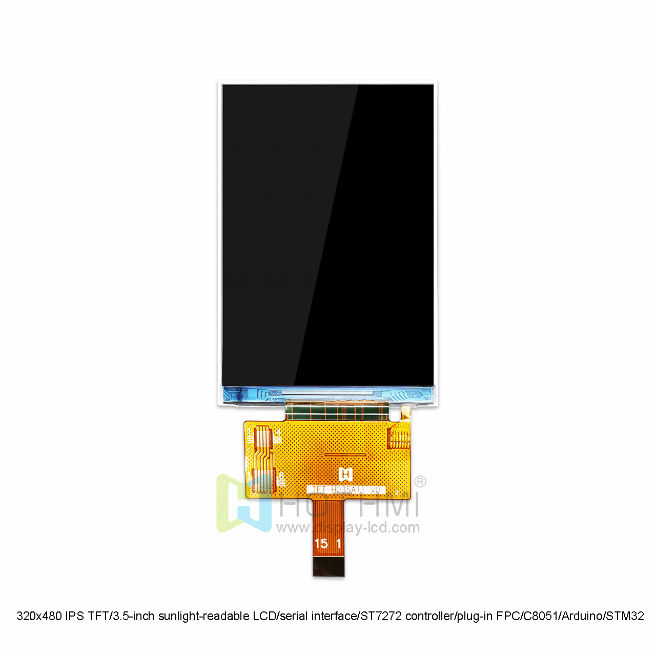 3.5" IPS TFT LCD With SPI Interface