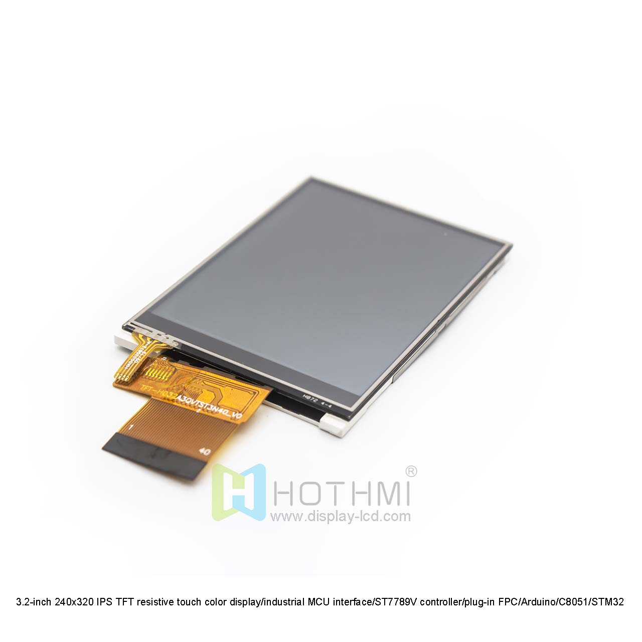 3.2 Inch TFT LCD Display With Resistive Touch Panel
