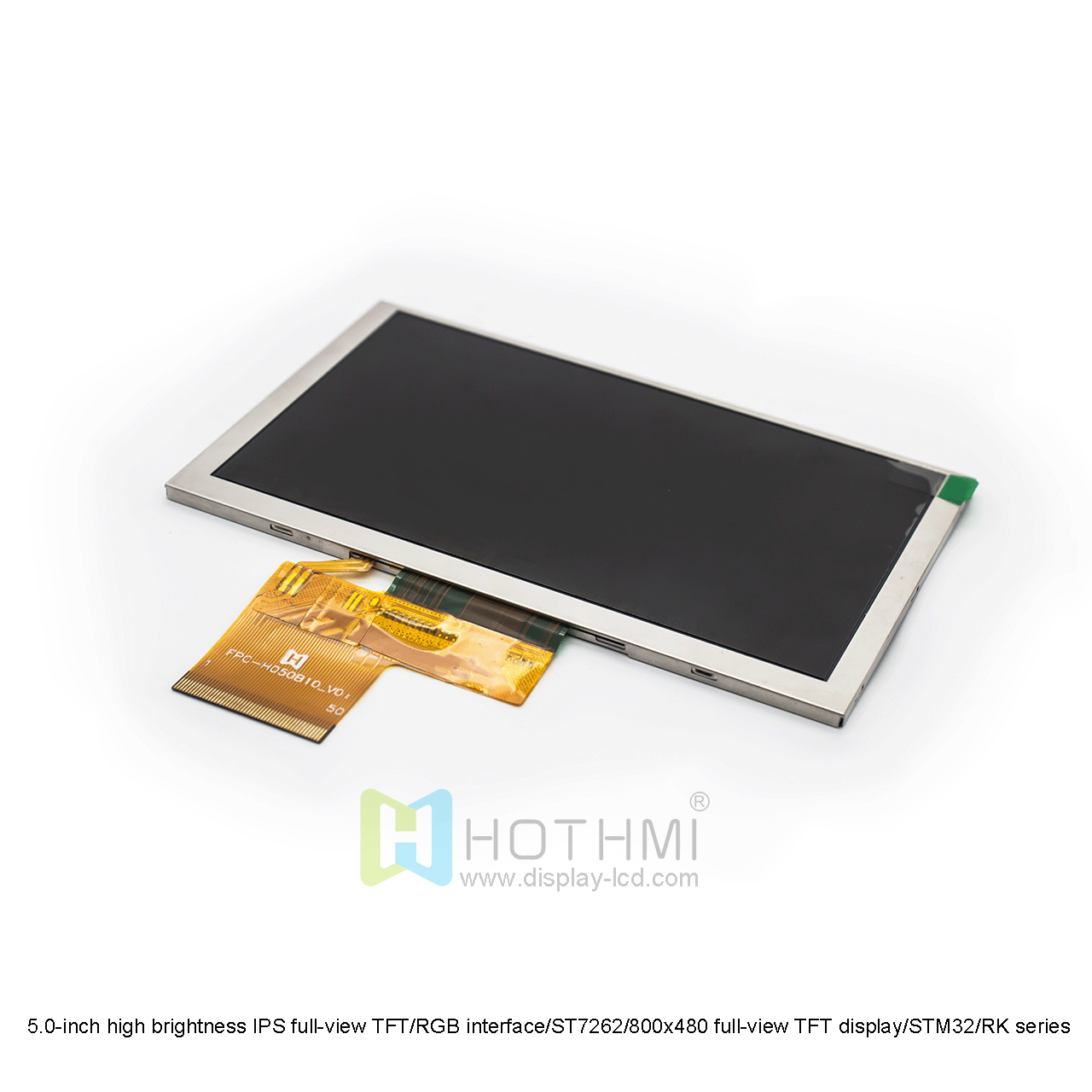 5 Inch High - Brightness TFT LCD | RGB Interface IPS Display For Industrial