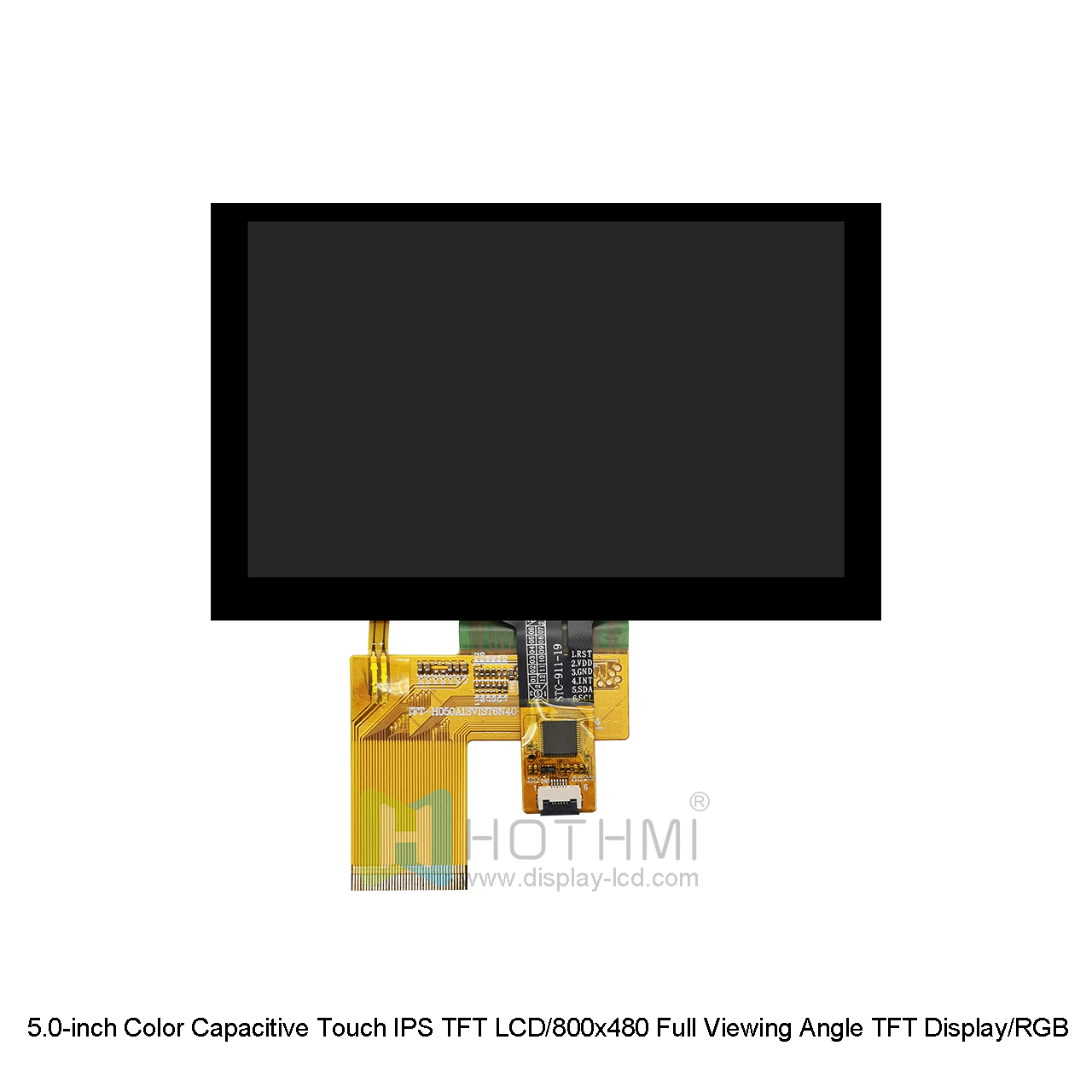 5 Inch TFT LCD Display With PCAP