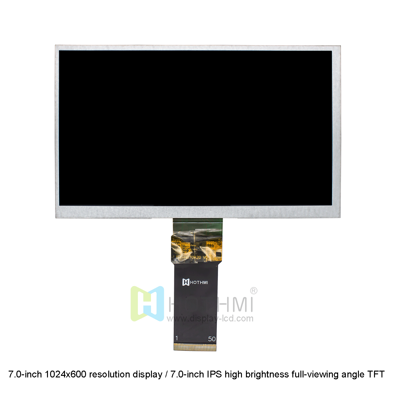 7.0 Inch IPS TFT LCD Display Sunlight Readable