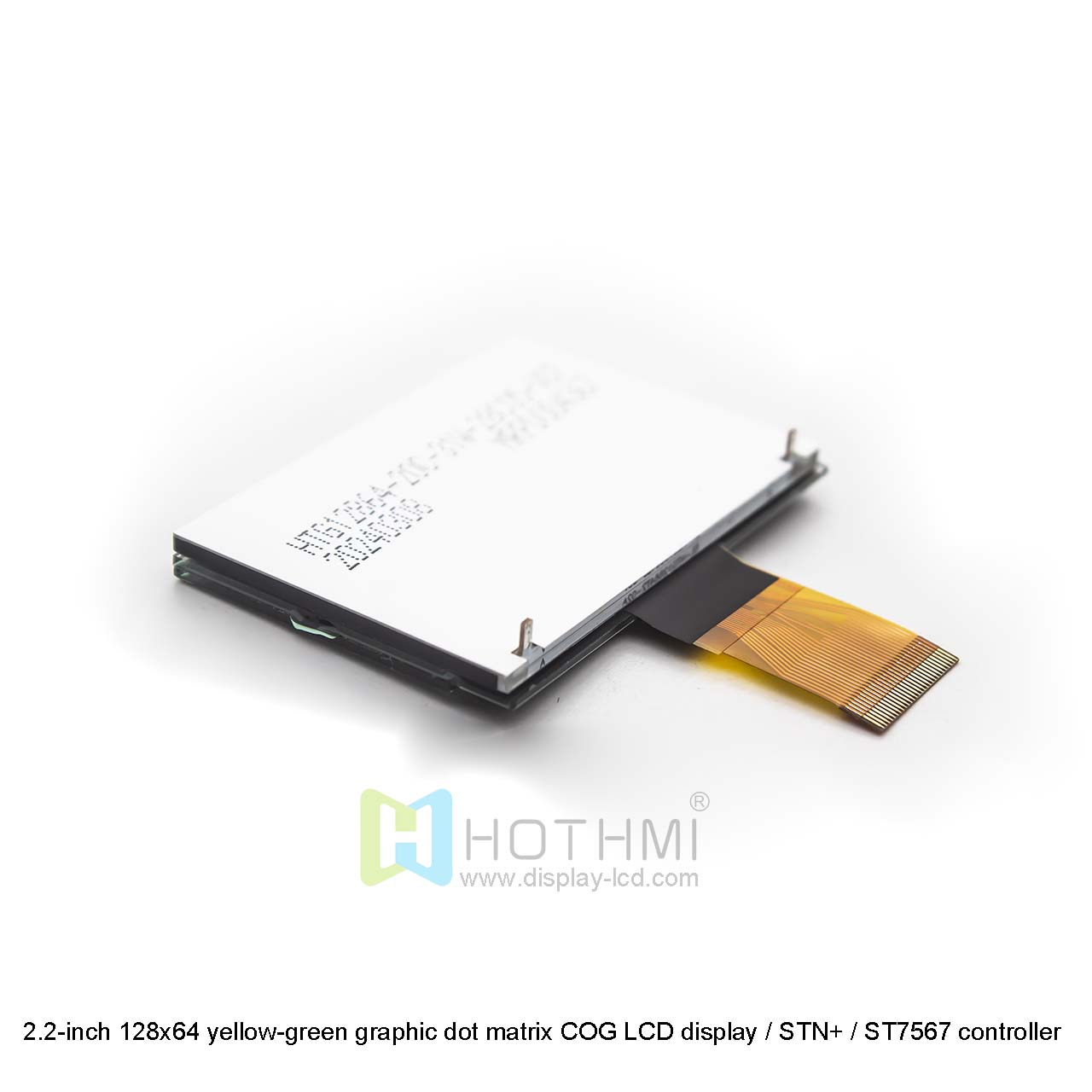 2.2-inch 128x64 yellow-green graphic dot matrix COG LCD display / STN+ / ST7567 controller / Arduino / 3.3V / 5.0V