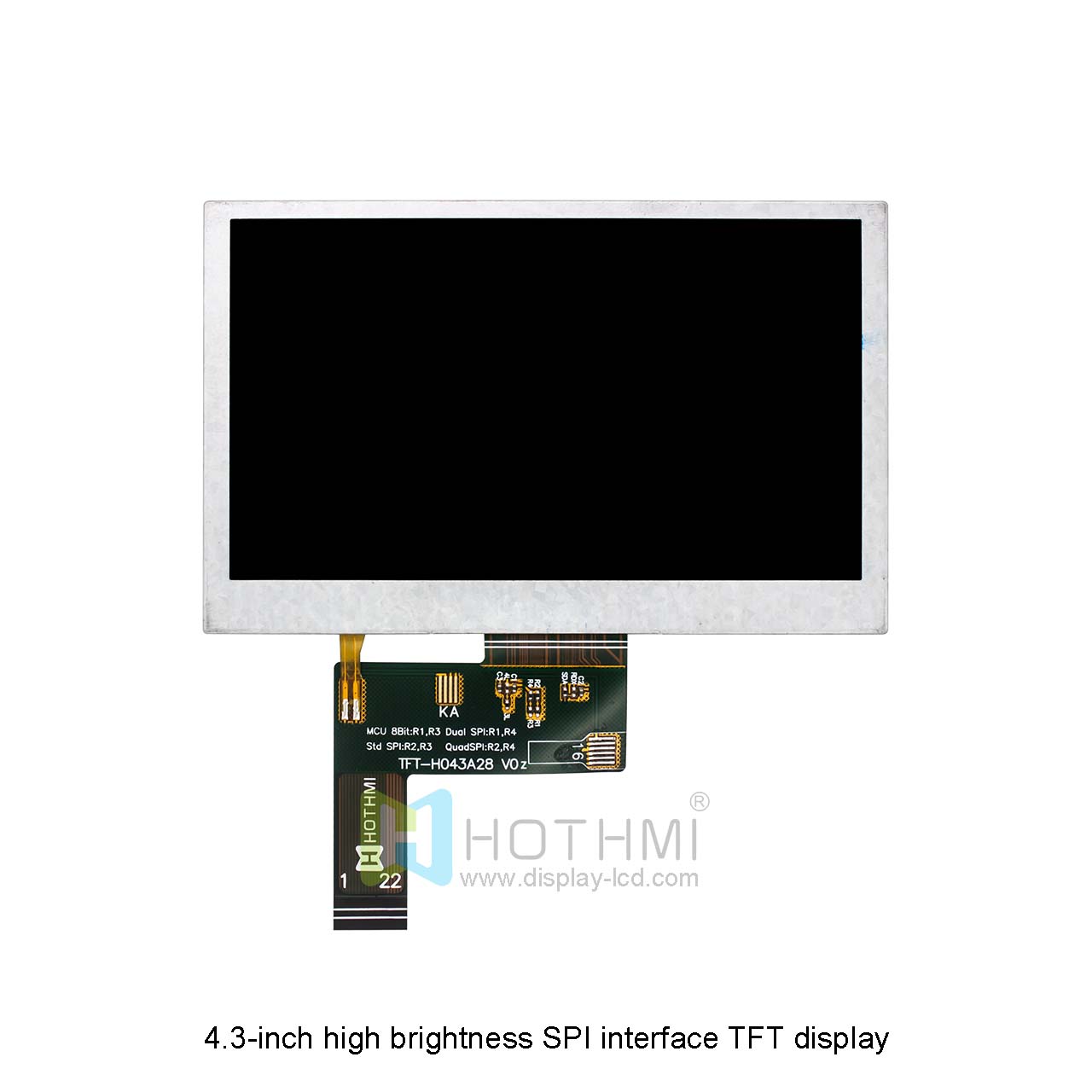 4.3 Inch TFT Display With 480x272 Resolution NV3041 Driver Chip