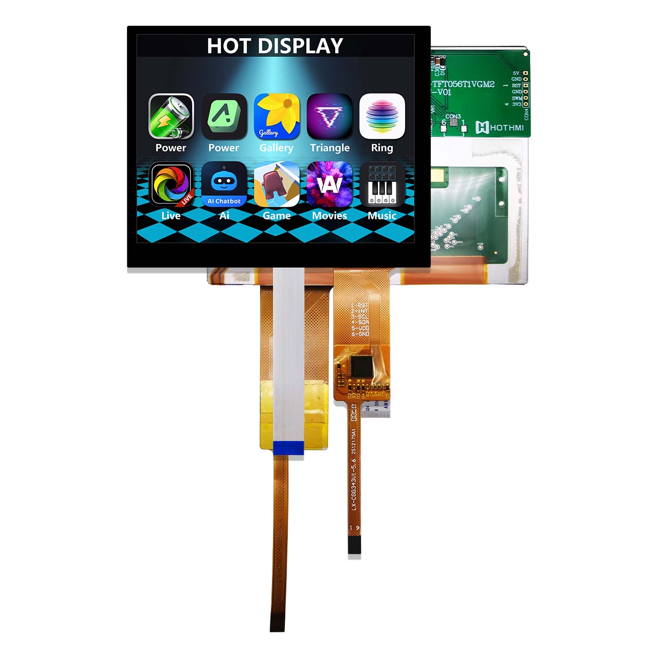 5.6 Inch TFT LCD Display Module | Capacitive Touchscreen MIPI DSI Interface