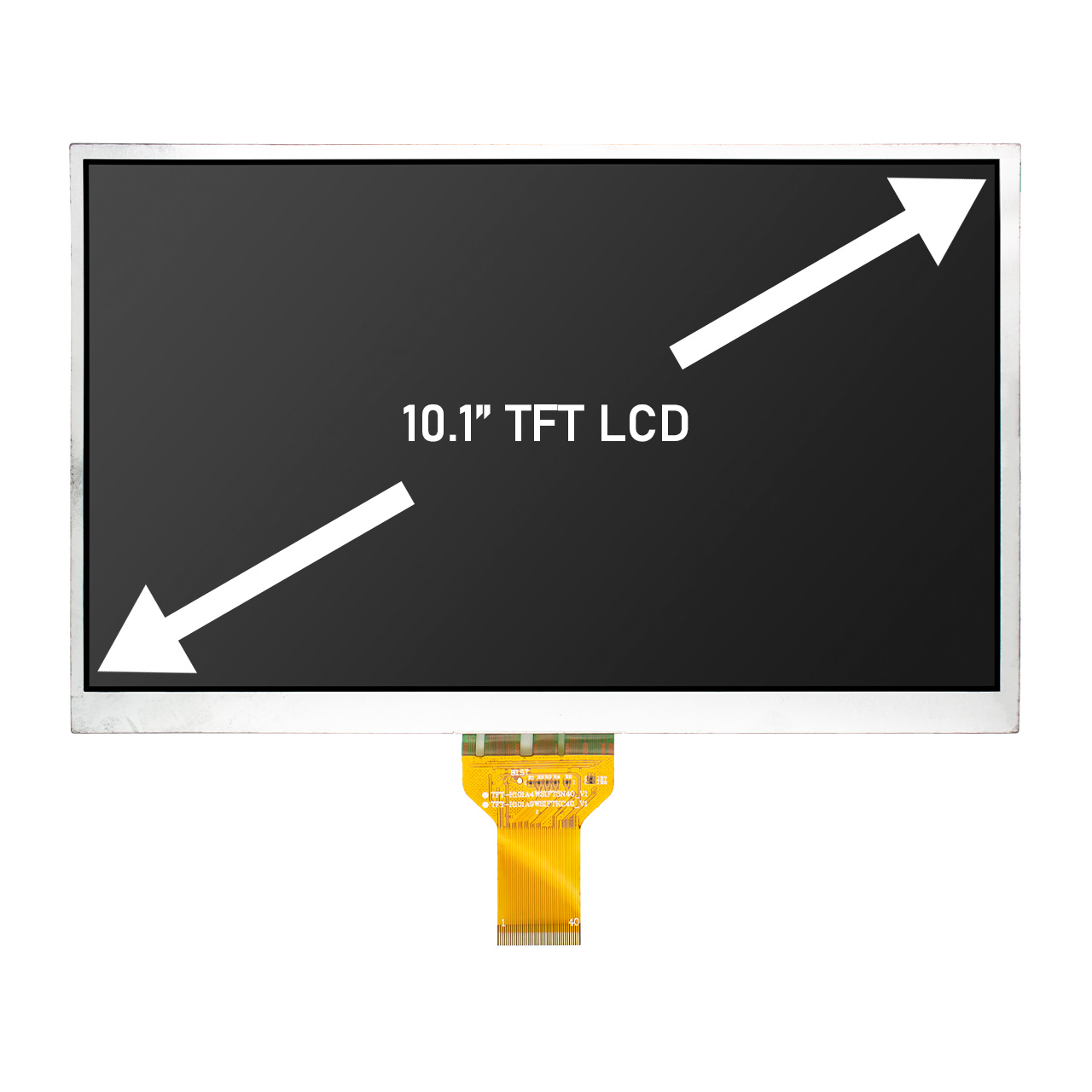 10.1 Inch 1024x600 IPS LCD Display Module with LVDS | EK79001 Controller