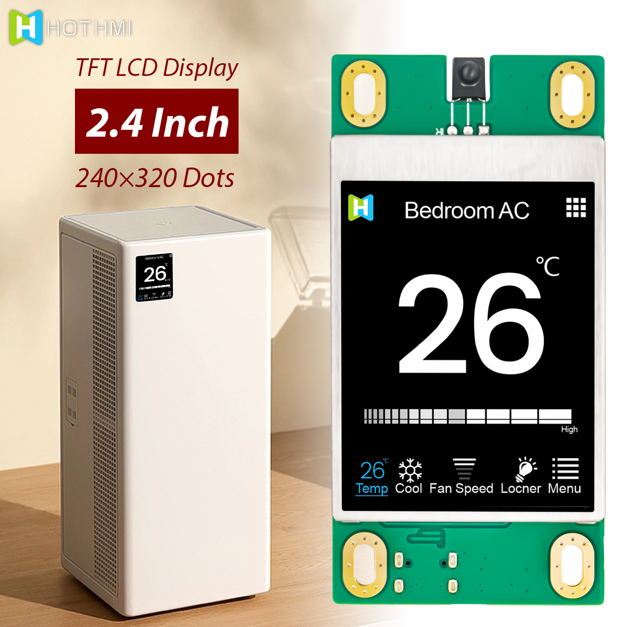 2.4 inch smart display module | 240x320 RS485 TFT module
