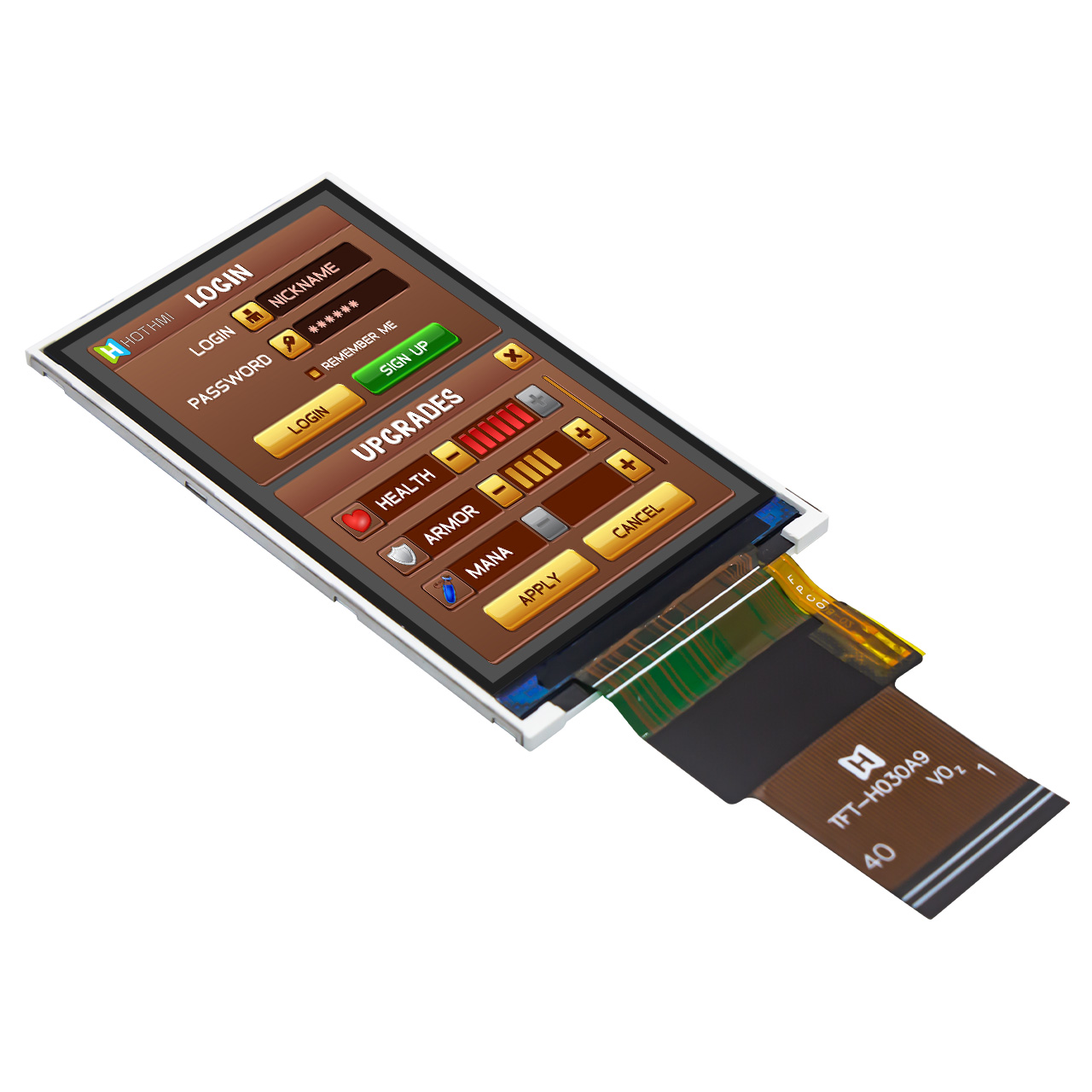 3.0 Inch TFT LCD Display | 360x640 Resolution With RGB Interface