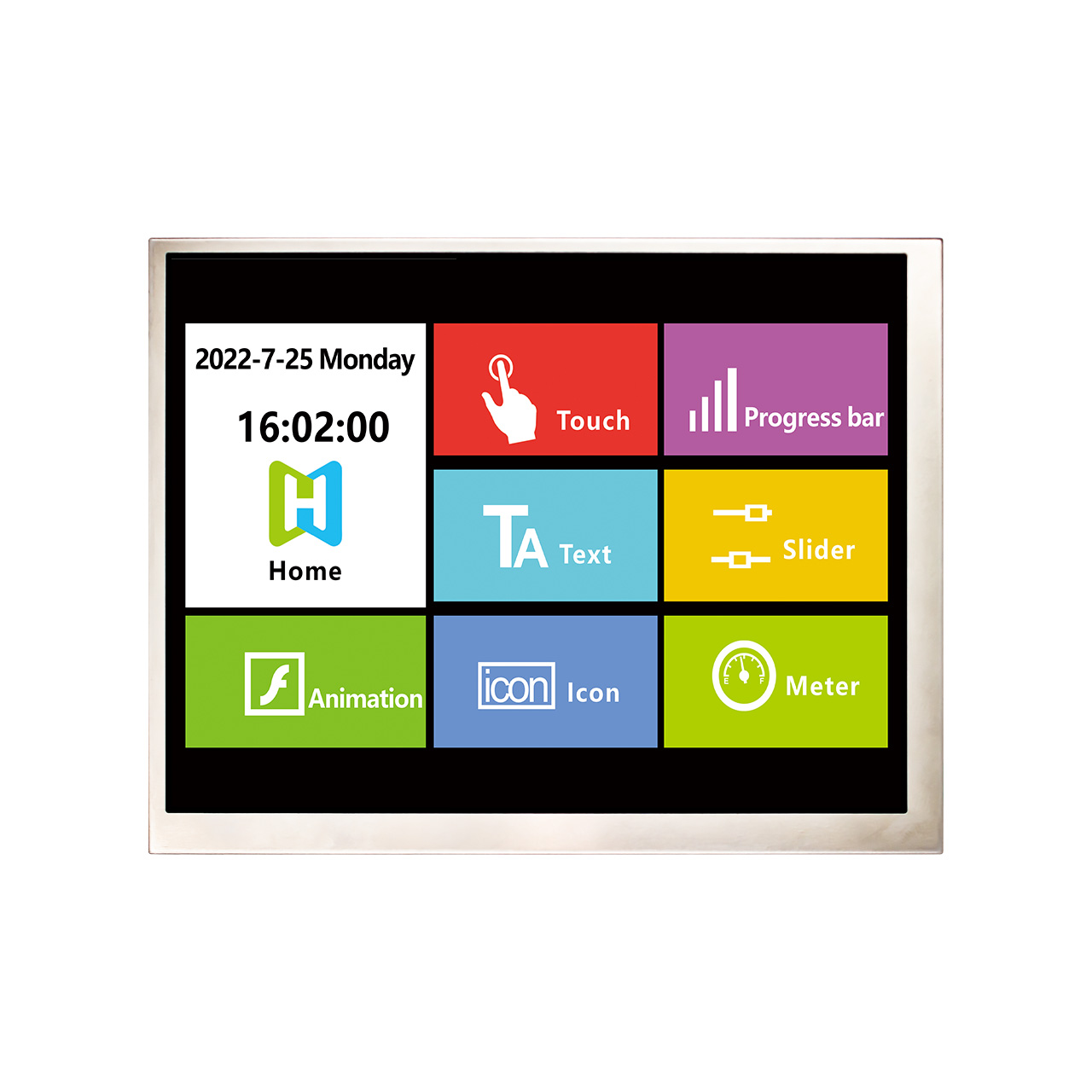 5.7 Inch Sunlight Readable IPS TFT LCD Display - 640x480 Resolution With LVDS Interface