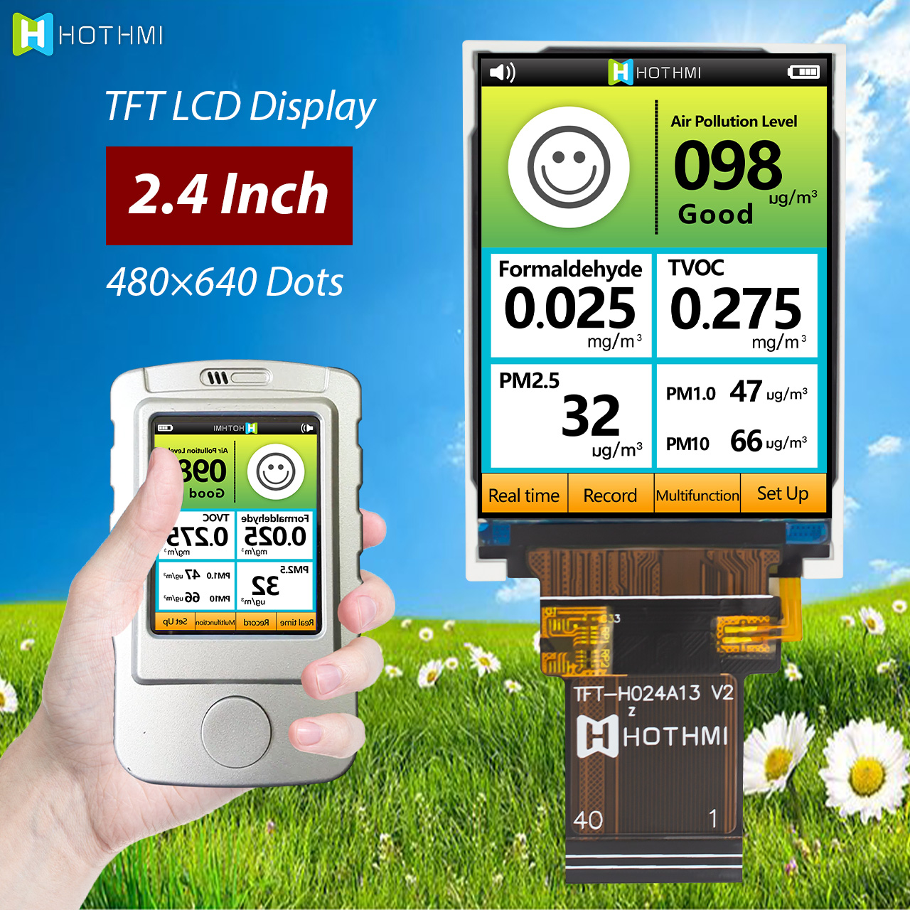 2.4 inch 480x640 TFT LCD ST7701S For STM32
