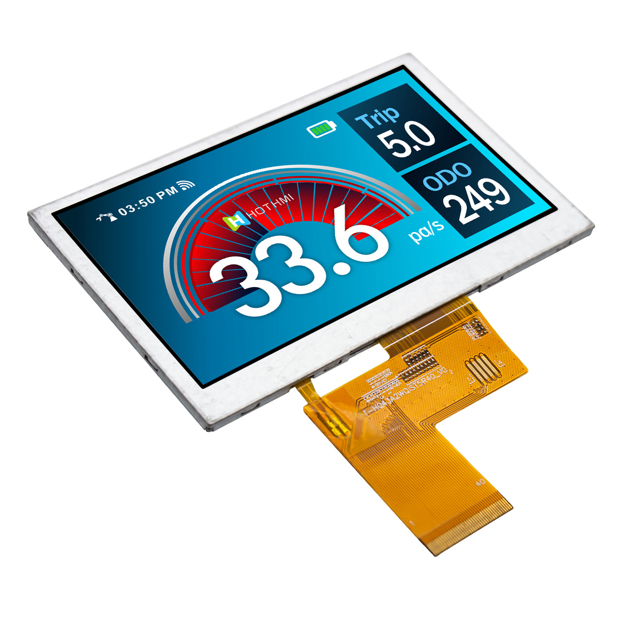 4.3" 480x272 IPS TFT LCD Display | SC7283 Controller High Brightness