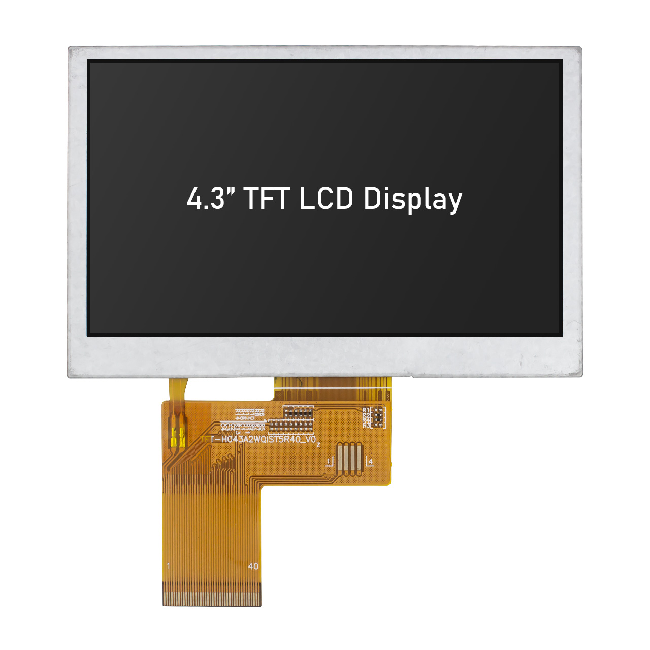 4.3" 480x272 IPS TFT LCD Display | SC7283 Controller High Brightness