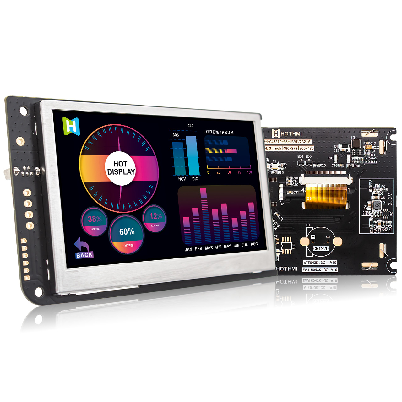 4.3-inch Smart TFT LCD Display Module