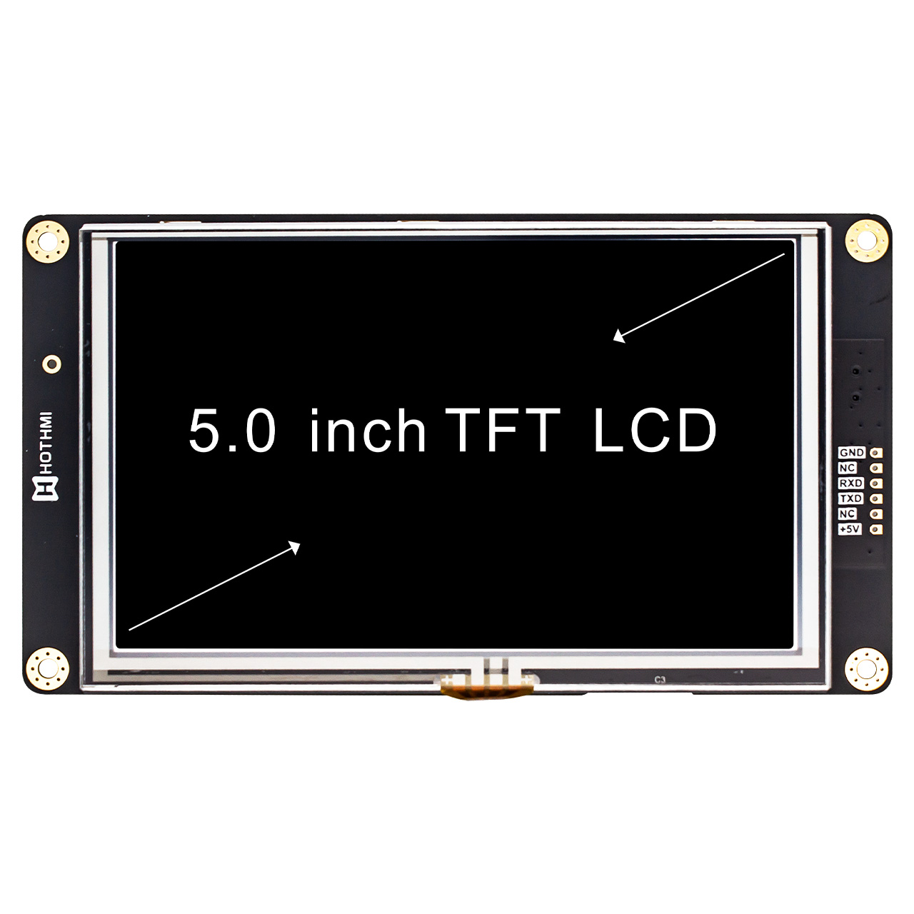 5 Inch Smart TFT LCD Module | UART Resistive Touch Screen