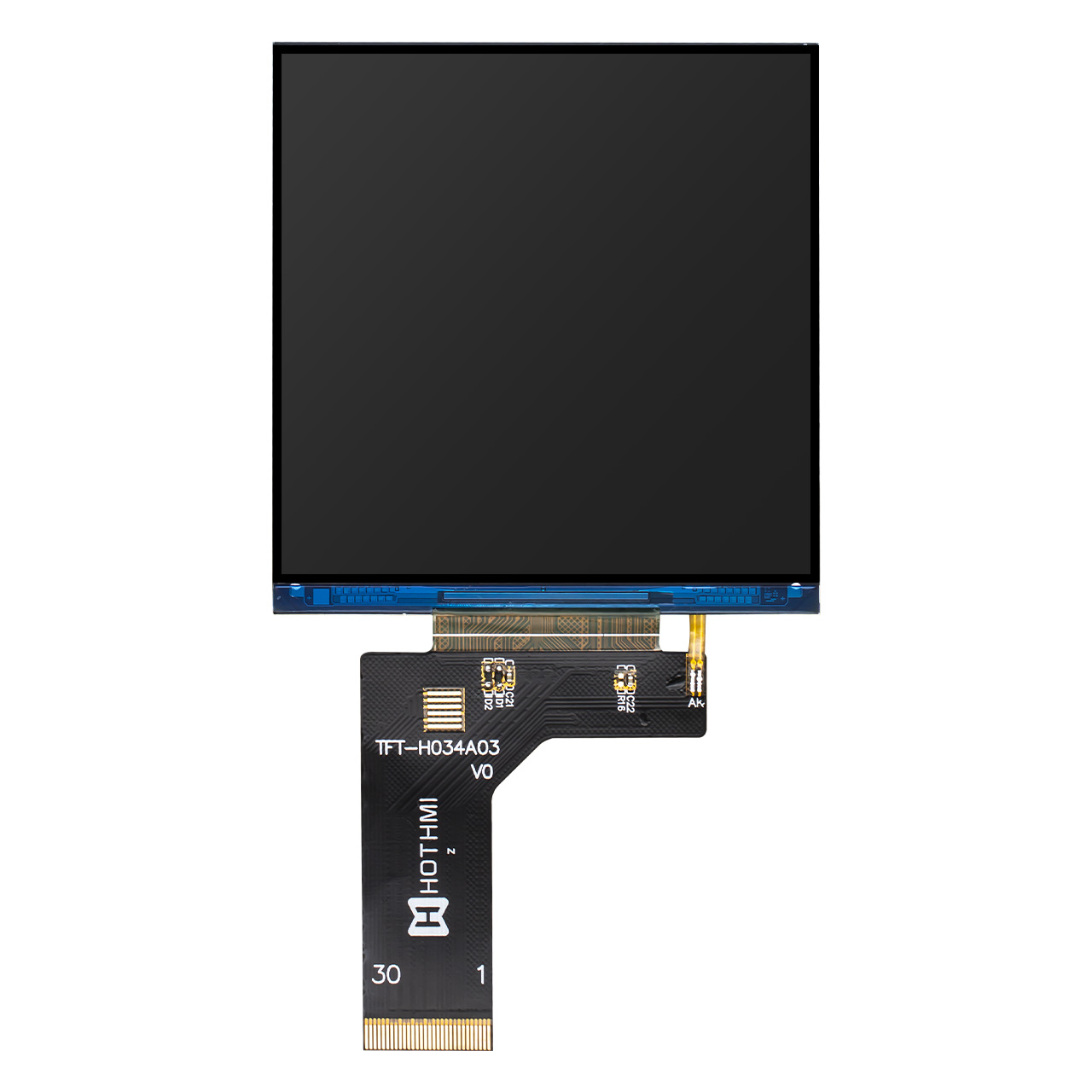 3.4 Inch TFT LCD Module | 480X480 Square Display With NV3049 Controller