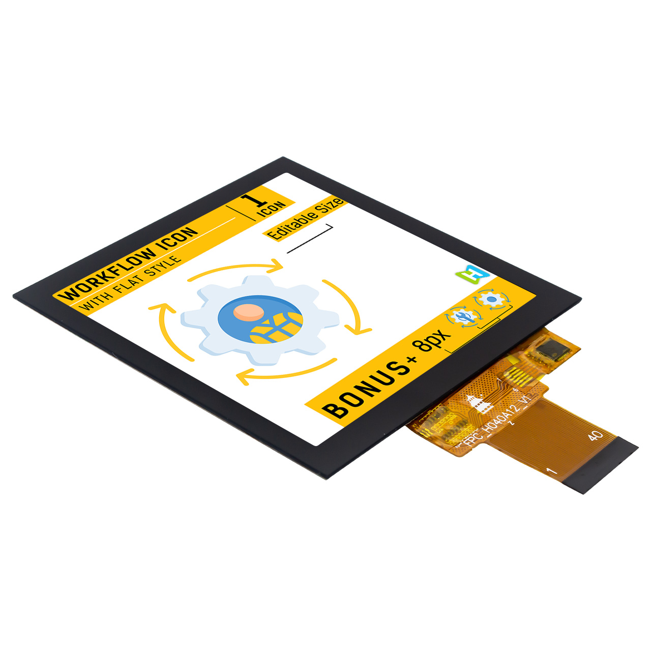 4 Inch Capacitive Touch TFT LCD Display
