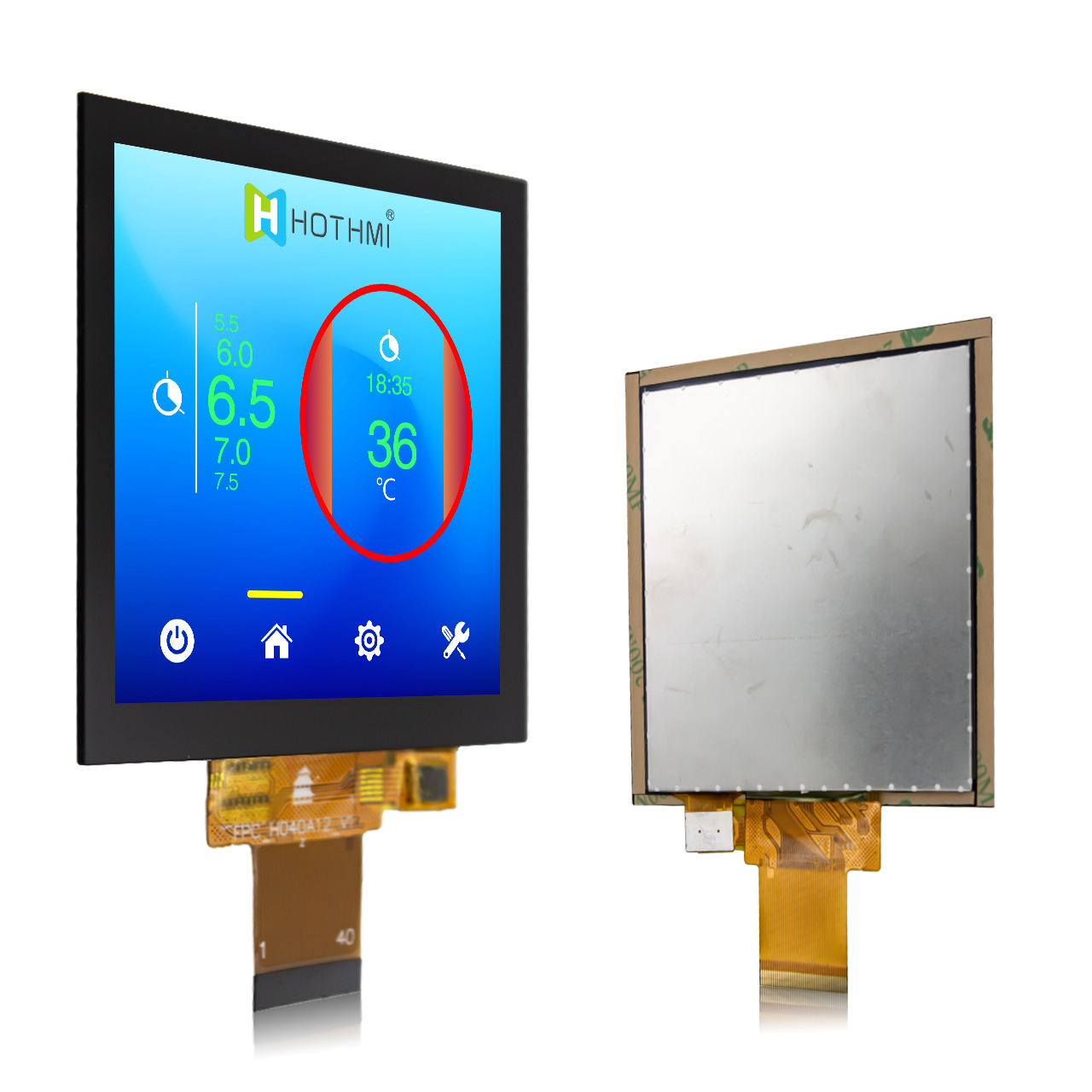 4 Inch Capacitive Touch TFT LCD Display